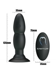 Pretty Love Plug Vibrador & Rotación Por Control Remoto - Comprar Plug anal Pretty Love - Plugs anales (3)