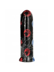 All Black Dildo Negro 19 cm - Comprar Juguetes fisting All Black - Fisting (2)