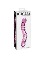 Icicles Número 55 Masajeador De Vidrio - Comprar Dildo realista Icicles - Dildos sin vibración (3)