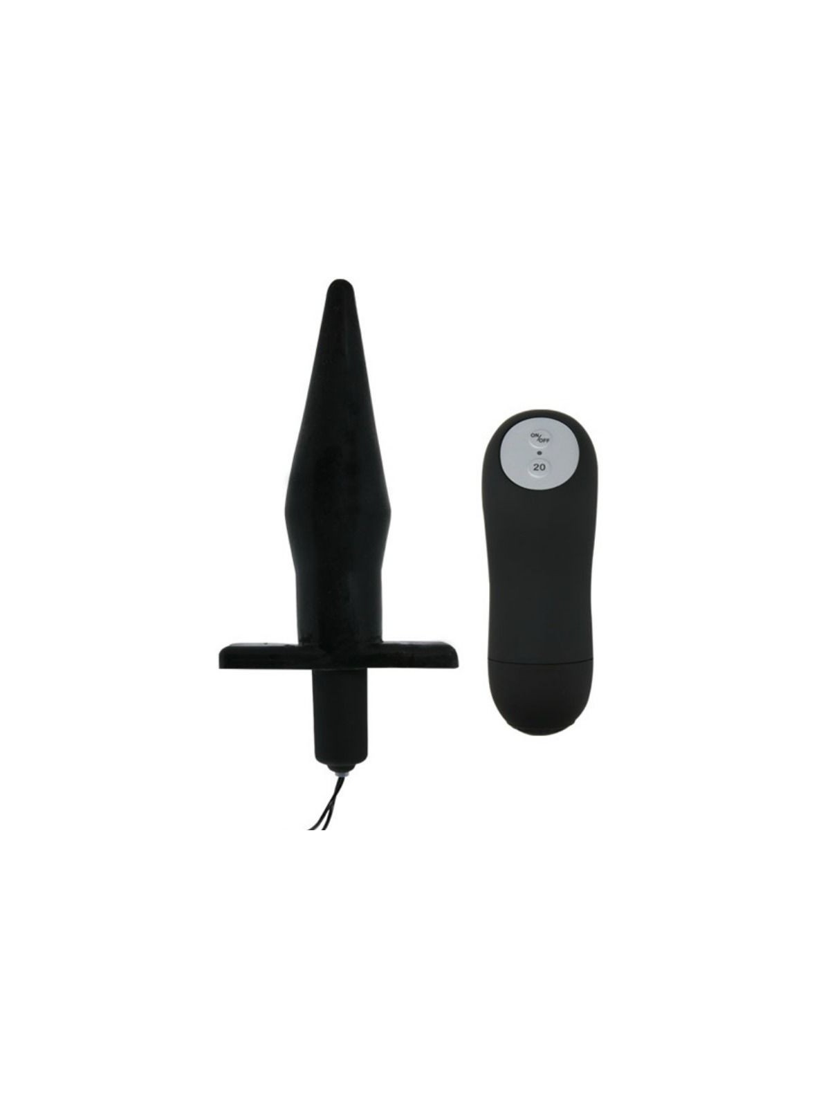 Baile Butt Plug Anal Con Vibración Negro - Comprar Plug anal Baile - Plugs anales (1)