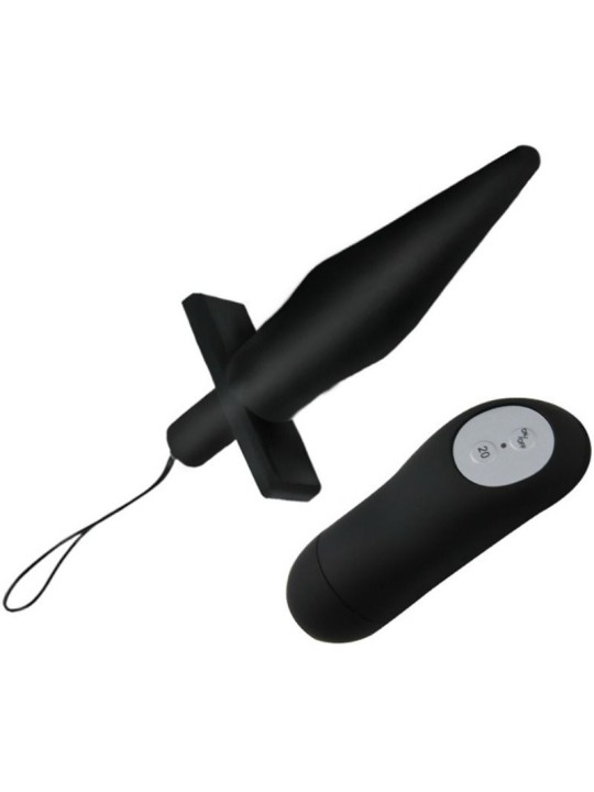 Baile Butt Plug Anal Con Vibración Negro - Comprar Plug anal Baile - Plugs anales (2)