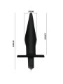 Baile Butt Plug Anal Con Vibración Negro - Comprar Plug anal Baile - Plugs anales (3)