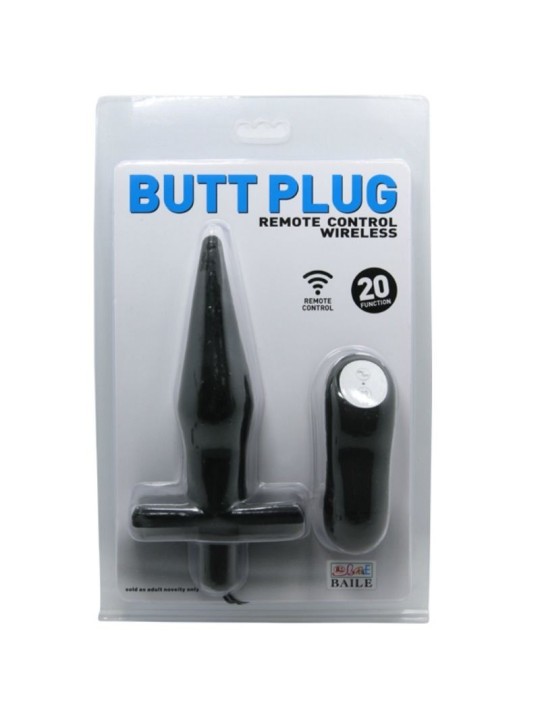 Baile Butt Plug Anal Con Vibración Negro - Comprar Plug anal Baile - Plugs anales (4)