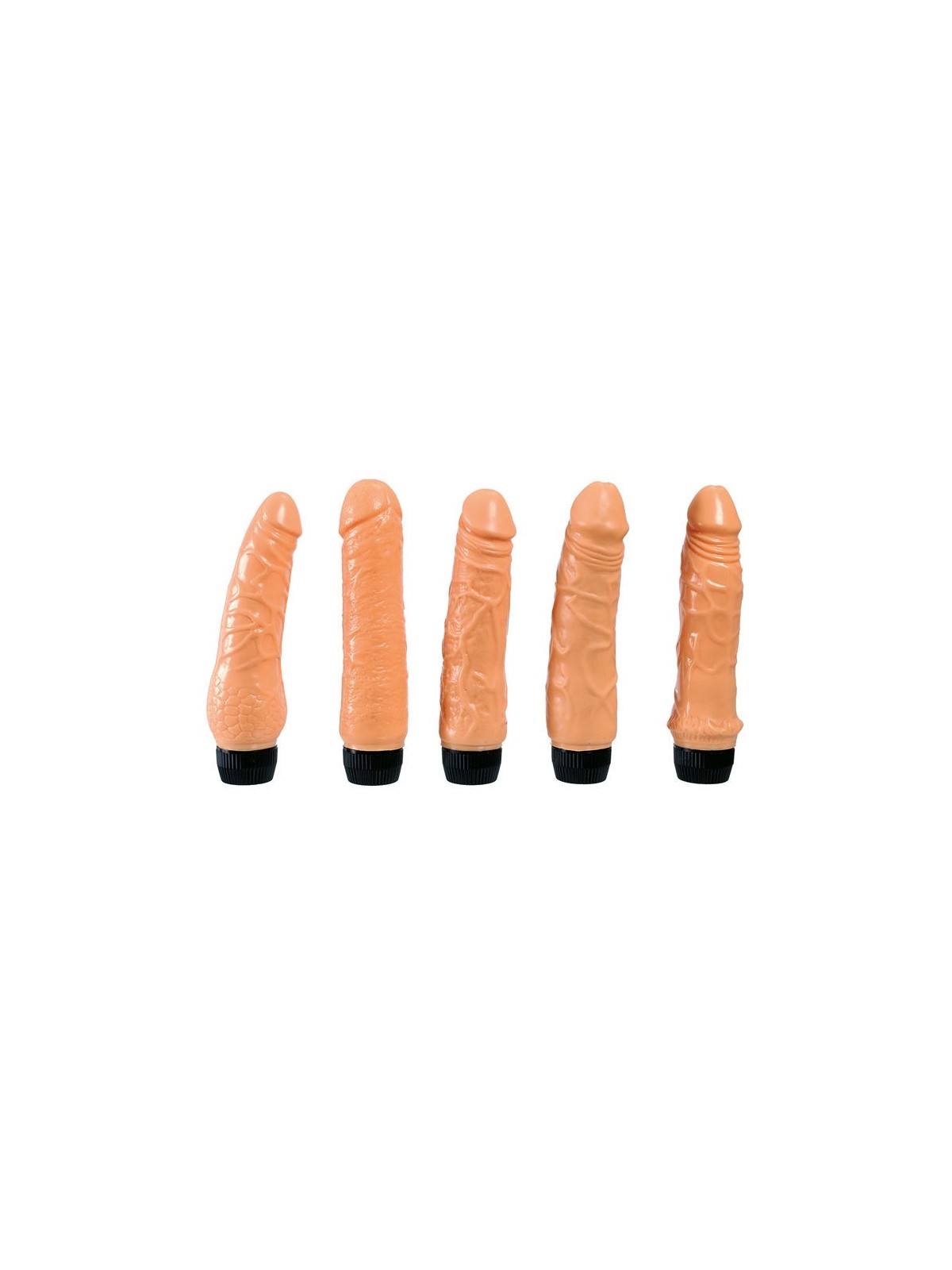 Sevencreations Set 5 Vibradores Realísticos - Comprar Vibrador realista Sevencreations - Dildos anales (1)