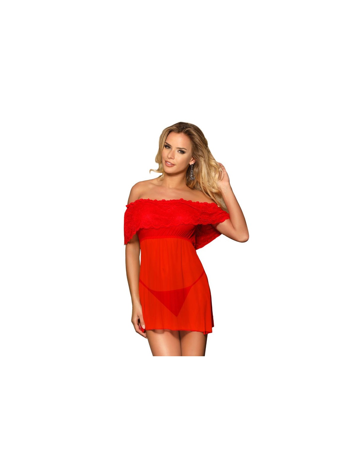 Subblime Vestido Corto & Tanga Rojo - Comprar Vestido sexy Subblime - Vestidos sexys (1)