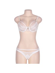 Subblime Queen Plus Set Dos Piezas Con Tirantas Blanco - Comprar Conjunto sexy 2 pzas Subblime - Conjuntos eróticos 2 piezas (1)