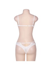 Subblime Queen Plus Set Dos Piezas Con Tirantas Blanco - Comprar Conjunto sexy 2 pzas Subblime - Conjuntos eróticos 2 piezas (3)