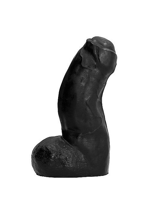 All Black Realistic Dong Negro 17 cm - Comprar Dildo realista All Black - Dildos sin vibración (1)