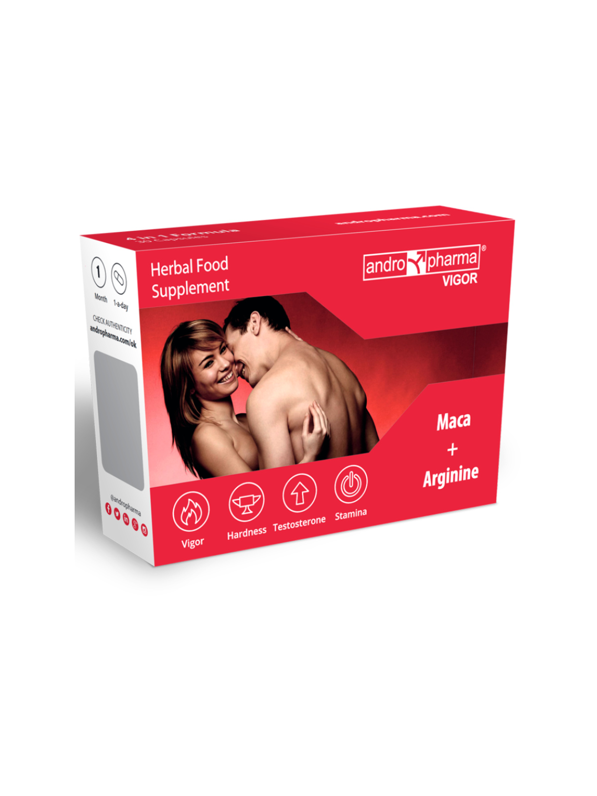 Andropharma Vigor Suplemento Potenciador Libido - Comprar Potenciador erección Andro Medical - Potenciadores de erección (1)