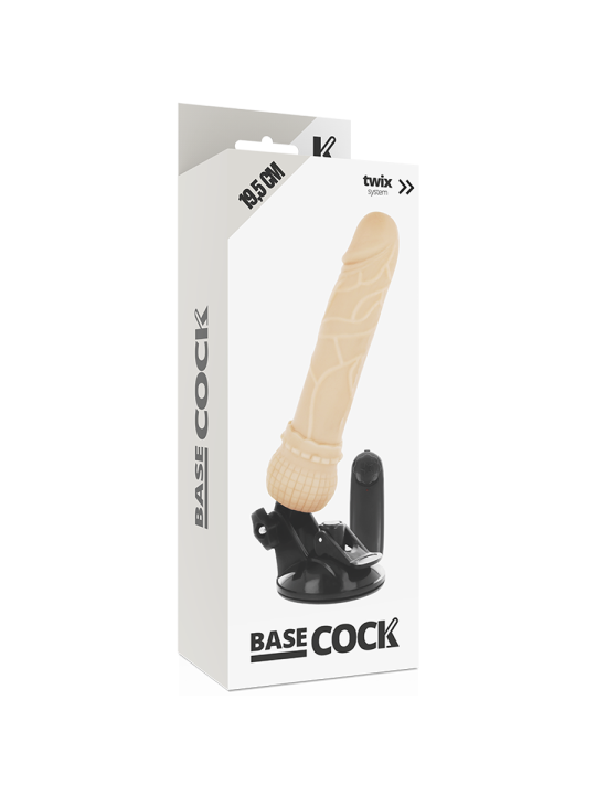 Basecock Realistic Vibrador Control Remoto 19.5 cm - Comprar Vibrador realista Basecock - Vibradores realísticos (4)