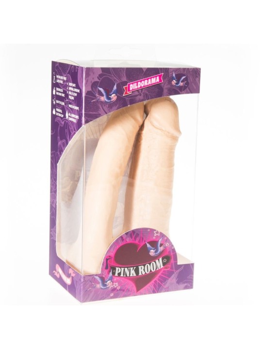 Pink Room Arthus Dildo Doble Realístico 17 cm/15.5 cm - Comprar Dildo doble Pink Room - Penes realistas (2)