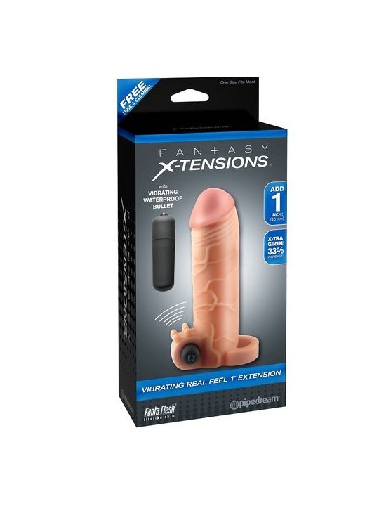 Extensión Para El Pene Con Vibrador Real Feel - Comprar Funda pene Fantasy X-Tensions - Fundas de pene (5)