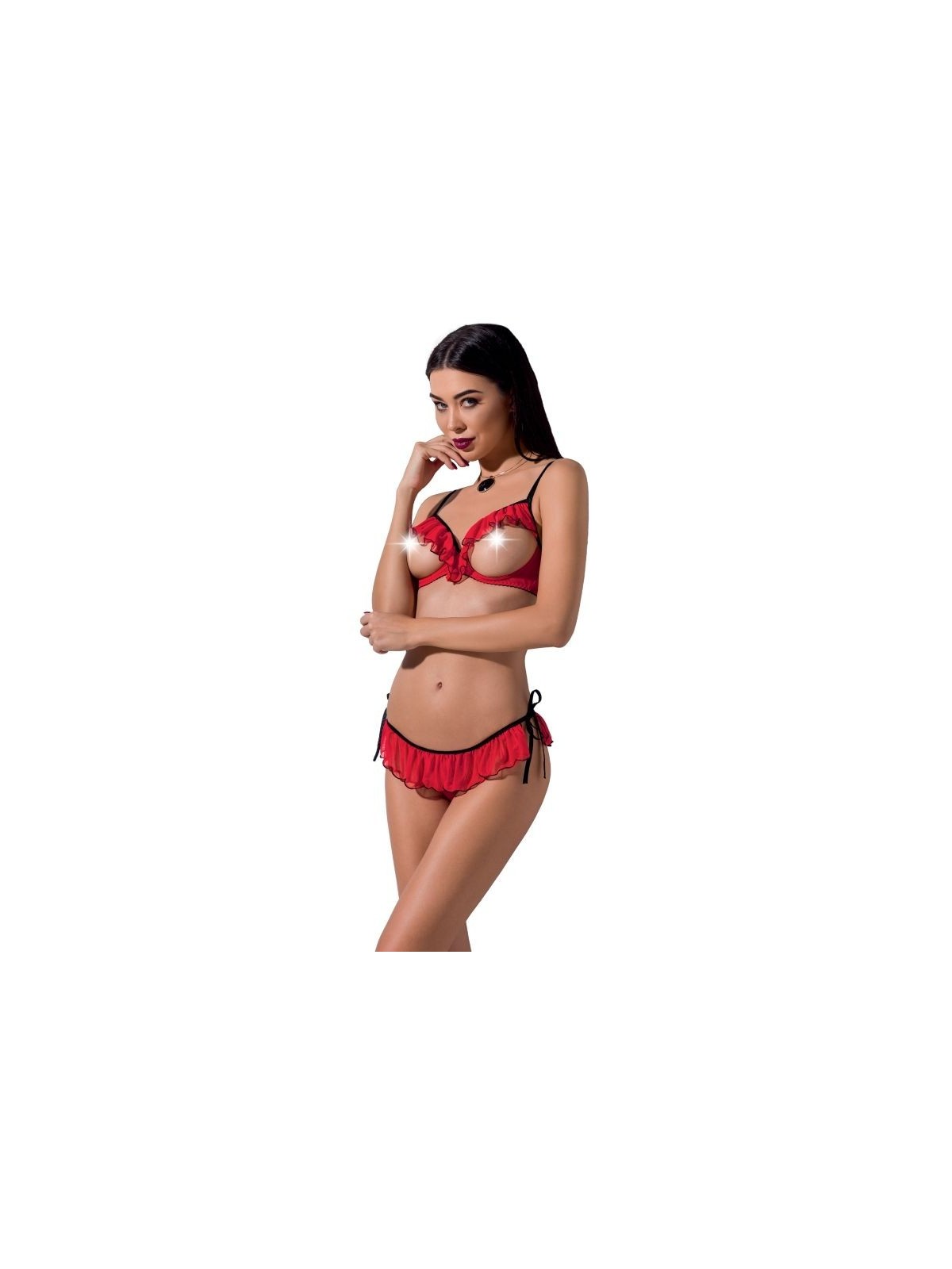 Passion Woman Cherry Set - Comprar Conjunto sexy 2 pzas Passion - Conjuntos eróticos 2 piezas (1)