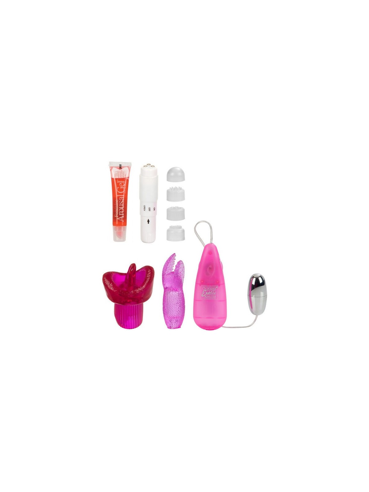 Calex Clit Kit Para Ella - Comprar Kit erótico pareja California Exotics - Packs eróticos (1)