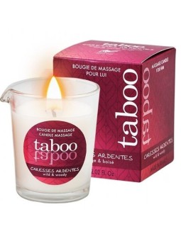 Taboo Vela De Masaje Para Él Caresses Ardientes Aroma Helecho - Comprar Aromatizador masaje Ruf - Inciensos & velas eróticas (1)