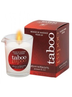 Taboo Vela De Masaje Para Él Jeux Interdits Aroma Liquen Salvaje - Comprar Aromatizador masaje Ruf - Inciensos & velas eróticas 