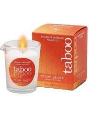 Taboo Vela De Masaje Para Ella Peche Sucre Aroma Nectarina - Comprar Aromatizador masaje Ruf - Inciensos & velas eróticas (1)