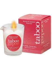 Taboo Vela De Masaje Para Ella Plaisir Charnel Aroma Flor De Cacao - Comprar Aromatizador masaje Ruf - Inciensos & velas erótica