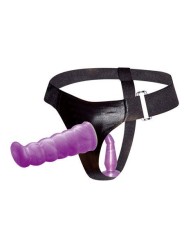 Arnés Anal & Vaginal Femenino Lila Punto G 17 cm - Comprar Arnés doble sexual Baile - Arneses sexuales (1)