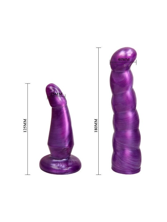 Arnés Anal & Vaginal Femenino Lila Punto G 17 cm - Comprar Arnés doble sexual Baile - Arneses sexuales (3)