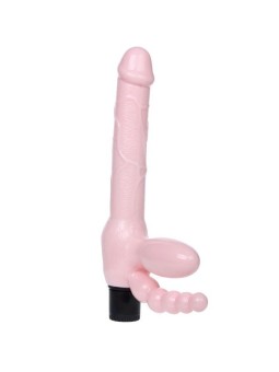 Arnés Sin Cuerda TPR Con Vibración & Estimulación Anal 25.4 cm - Comprar Arnés doble sexual Baile - Arneses sexuales (1)