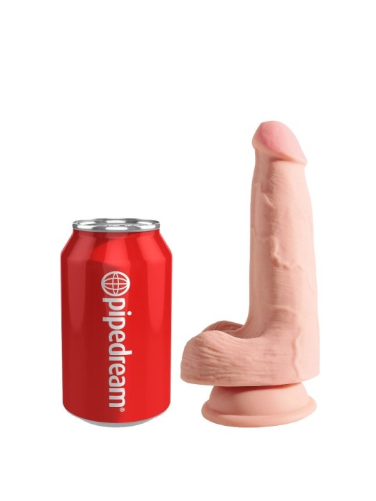 King cock Dildo Triple Densidad Testículos - Comprar Dildo realista King Cock - Dildos sin vibración (3)