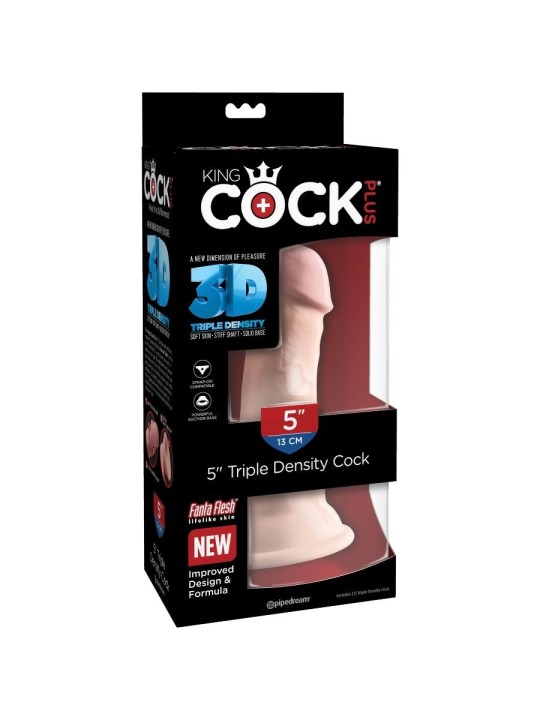 Kingcock Dildo Triple Densidad - Comprar Dildo realista King Cock - Dildos sin vibración (5)