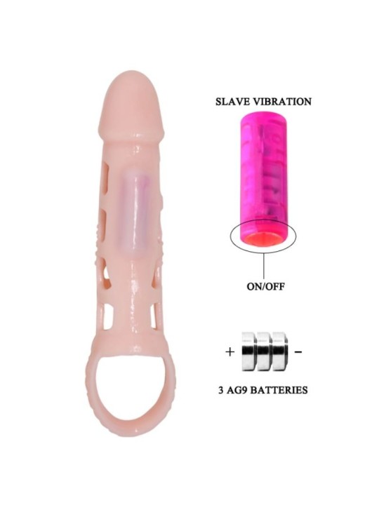 Baile Funda Extensora Pene Con Vibración & Strap 13.5 cm - Comprar Funda pene Baile - Fundas de pene (3)