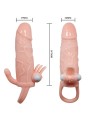 Brave Man Funda Pene Anal & Clítoris Vibrador 16.5 cm - Comprar Funda pene Baile - Fundas de pene (4)