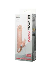 Brave Man Funda Pene Con Rabbit Vibrador 16.5 cm - Comprar Funda pene Baile - Fundas de pene (5)