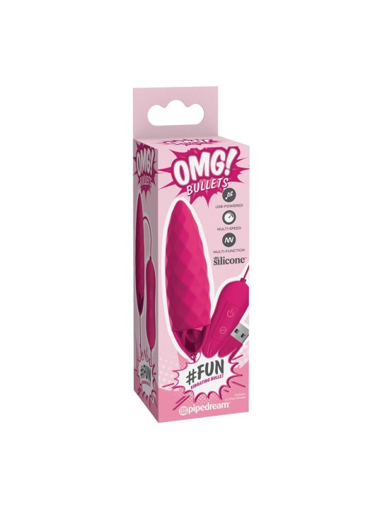 Omg Fun Bala Vibradora Rosa Luxe - Comprar Huevo vibrador Omg - Huevos vibradores (4)