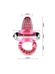 Sweet Abs 10 Ritmos Ring Anillo Pene Vibrador Rosa - Comprar Anillo vibrador pene Baile - Anillos vibradores pene (4)