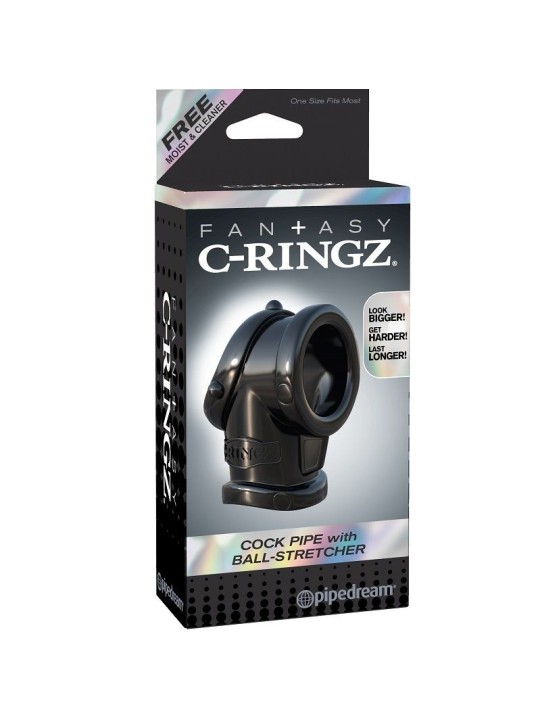 Fantasy C-Ringz Cock Pipe With Ball Strech - Comprar Anillo silicona pene Fantasy C-Ringz - Anillos de silicona pene (3)