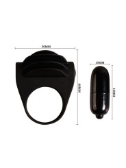 Pretty Love Chester Anillo Vibrador Negro - Comprar Anillo vibrador pene Pretty Love - Anillos vibradores pene (4)