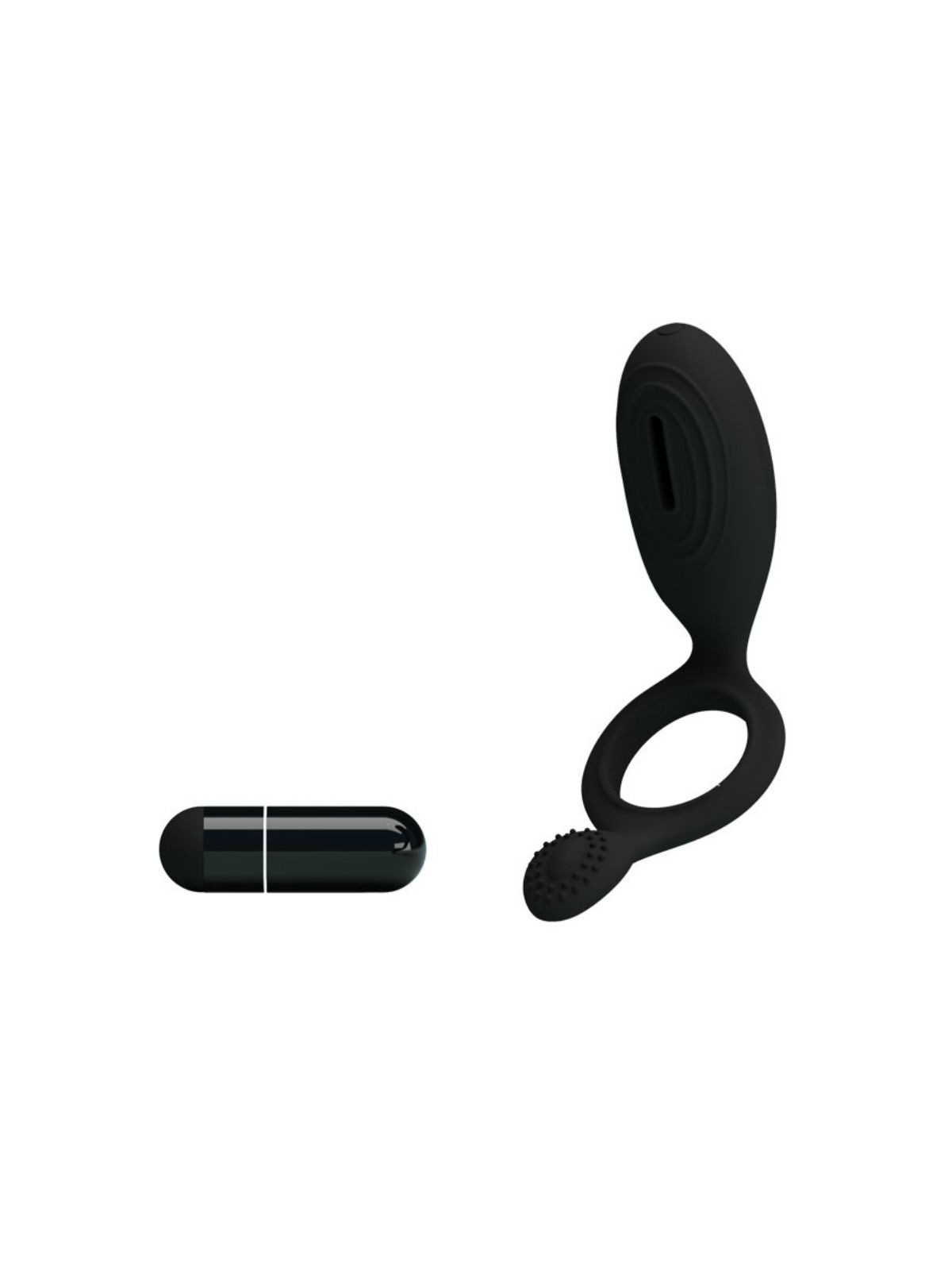 Pretty Love Anillo Vibrador Con Estimulador Ethel - Comprar Anillo vibrador pene Pretty Love - Anillos vibradores pene (1)