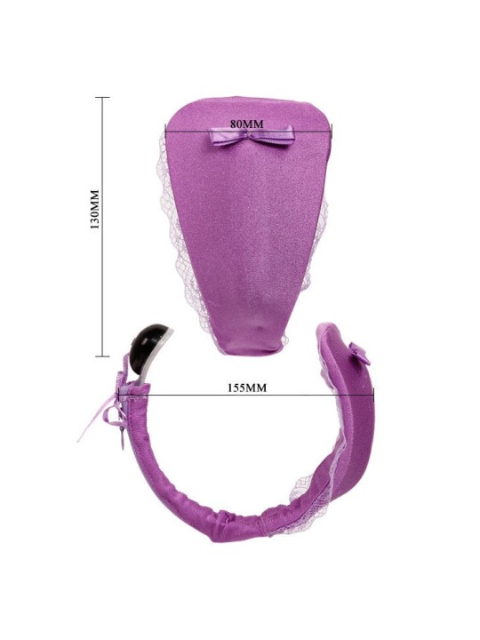 Tanga Con Vibrador Con Control Remoto Lila - Comprar Tanga vibrador Baile - Tangas vibradores (4)