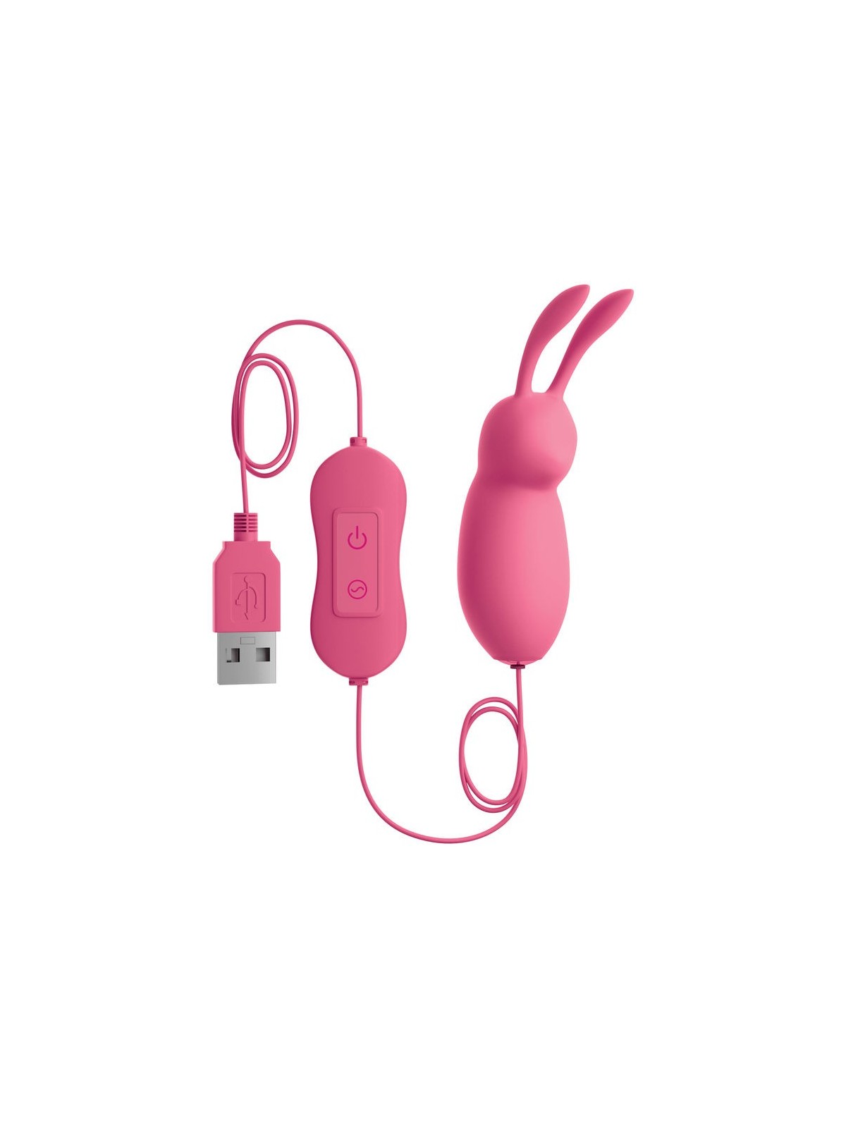 Omg Cute Rabbit Vibrador Potente Rosa USB - Comprar Estimulador clítoris Omg - Estimuladores de clítoris (1)