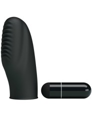 Pretty Love Flirtation Dedal Con Vibración Stanford Negro - Comprar Dedo vibrador Pretty Love - Vibradores de dedo (1)