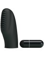 Pretty Love Flirtation Dedal Con Vibración Stanford Negro - Comprar Dedo vibrador Pretty Love - Vibradores de dedo (1)