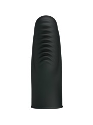 Pretty Love Flirtation Dedal Con Vibración Stanford Negro - Comprar Dedo vibrador Pretty Love - Vibradores de dedo (3)