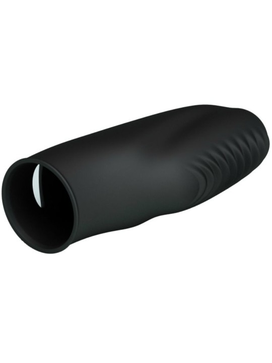 Pretty Love Flirtation Dedal Con Vibración Stanford Negro - Comprar Dedo vibrador Pretty Love - Vibradores de dedo (2)