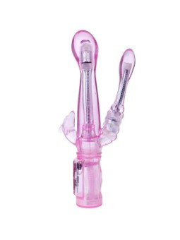 Vibrador Flexible Con Estimulador Anal - Comprar Conejito vibrador Baile - Conejito rampante (1)