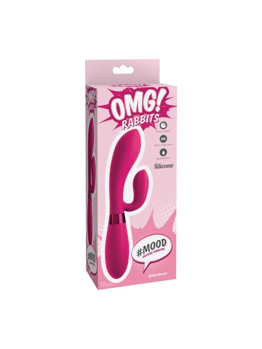 Omg Mood Silicone Vibrador Rosa - Comprar Conejito vibrador Omg - Conejito rampante (3)