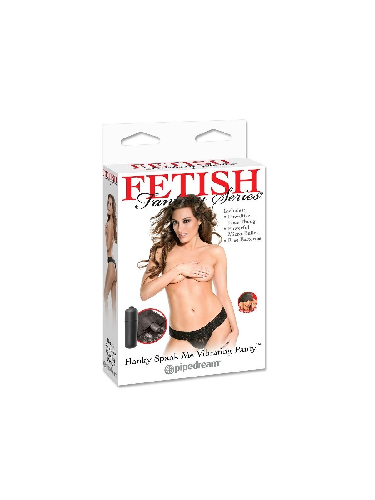 Fetish Fantasy Tanga De Encaje Negro Con Vibrador - Comprar Tanga vibrador Fetish Fantasy - Tangas vibradores (1)