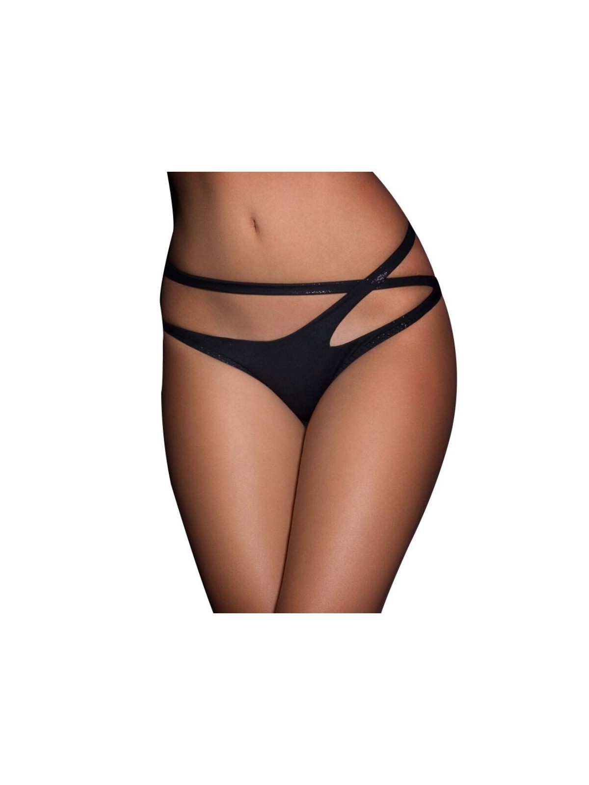 Queen Lingerie Panties Con Doble Tiranta Cruzada - Comprar Ropa interior sexy Queen - Tangas & braguitas sexys (1)