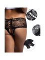 Queen Lingerie Panties De Encaje Floral Abertura Trasera - Comprar Ropa interior sexy Queen - Tangas & braguitas sexys (3)