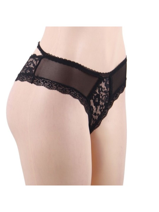 Queen Lingerie Panties De Encaje Floral - Comprar Ropa interior sexy Queen - Tangas & braguitas sexys (1)