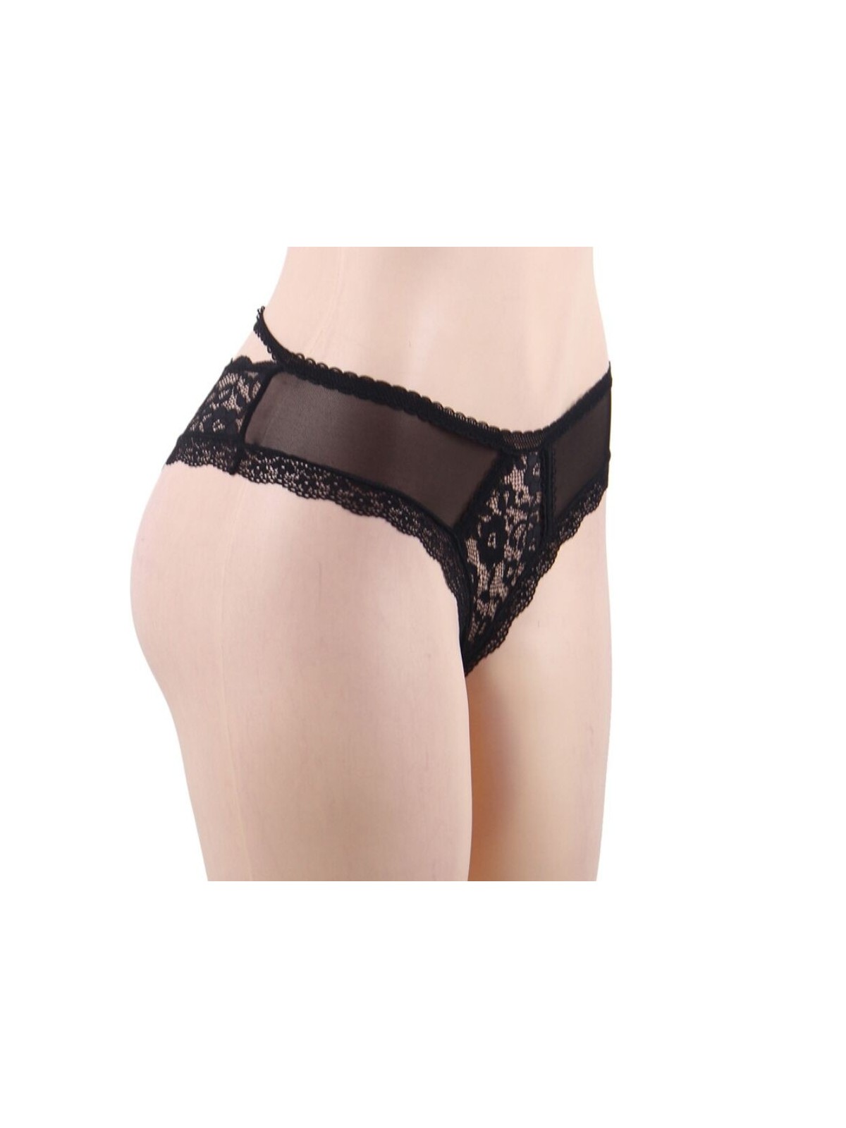 Queen Lingerie Panties De Encaje Floral - Comprar Ropa interior sexy Queen - Tangas & braguitas sexys (1)