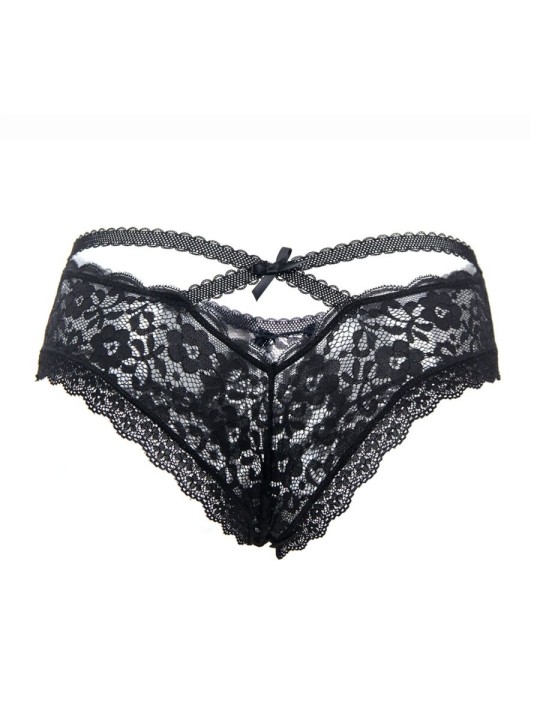 Queen Lingerie Panties De Encaje Floral - Comprar Ropa interior sexy Queen - Tangas & braguitas sexys (4)