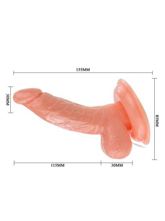 Super Rota Dong Pene Realístico Vibrador - Comprar Vibrador realista Baile - Vibradores realísticos (3)